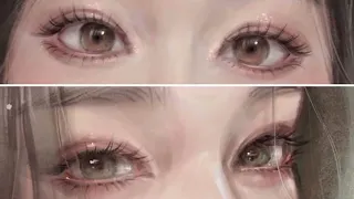 gorgeous sparkling eyes + white sclera subliminal