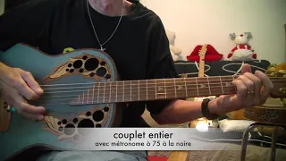 N° 339 - tuto guitare accoustique - l'envie - Johnny Hallyday