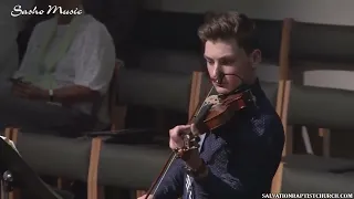 Рувим Стуков исполняет на скрипке "мы вас желаем счастья "