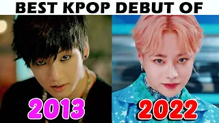 The most legendary kpop Debut Songs of each year! BOY GROUPS (2003 - 2022) in my opinion