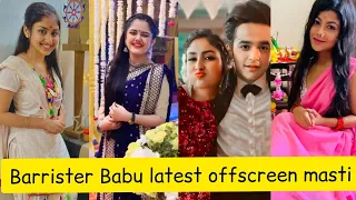 Barrister Babu latest offscreen masti ll behind the scenes masti from Barrister babu set