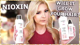 NIOXIN REVIEW  | Does it help grow hair?! | System 3, Complete 3 Step Regimen