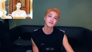 STRAY KIDS BANG CHAN REACTION TO TWICE TZUYU MELODY PROJECT "ME! (Taylor Swift)"