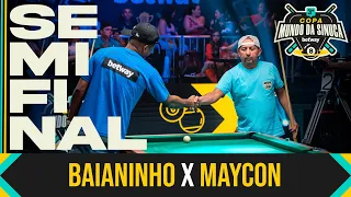 BAIANINHO x MAYCON - Semifinais da 3° COPA MUNDO DA SINUCA by BETWAY