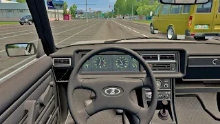 VAZ 2107 [ POV DRIVE | City Car Driving | Fast Driving | Logitech g29
