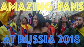 World Cup #1: Amazing fans in central Moscow