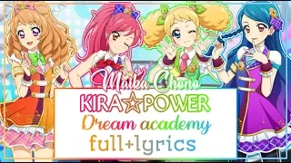 [ROMAJI LYRICS] Aikatsu - KIRA☆Power - Dream Academy