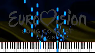 Kalush Orchestra   Stefania Ukraine Eurovision 2022  piano tutorial