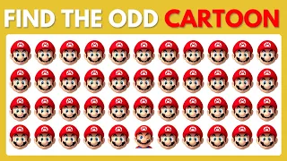 Find the ODD One Out - Cartoon | Hard Level | Emoji Quiz