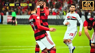 eFootball™ - Flamengo vs São Paulo | Brasileirão 2023 (4K HDR) PS5