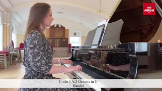 Grade 3 A:3 Gavotte in G, Handel | ABRSM (2021&2022)