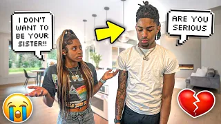 I TOLD DAEDAE I DON'T WANT TO BE HIS SISTER ANYMORE ! *he cried*