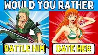 Would You Rather One Piece Edition | Anime Quiz | ONE PIECE