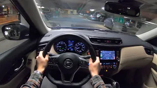 2020 Nissan Rogue SL AWD - POV Night Drive (Binaural Audio)