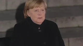 Angela Merkel but farewell song is ERIKA