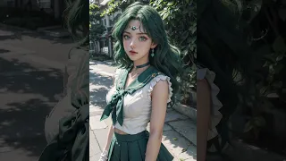 Sailor Neptune from Sailor Moon AI Generated