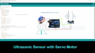 #ULTRASONIC SENSOR WITH SERVO MOTOR