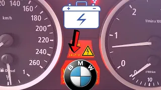 Check alternator + battery BMW E60 (E90 E91 E92 E93 E61 E70 E87)