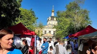 Старообрядческая ярмарка в Рогожской Слободе на День жён-мироносиц. Москва 19.05.2024