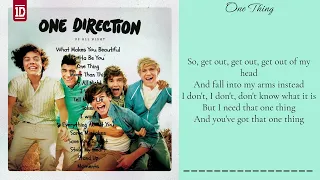 One Direction - Up All Night Album Songs with Lyrics