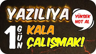 Yazılıya 1 Gün Kala Çalışıp 80 Almak Mümkün Mü? | Çok Özel Taktikler 🎯