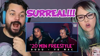 DUDU E VK FAZEM FREESTYLE INSANO DE 20 MINUTOS 🤯 (PROD 808 LUKE) | rap, falando: freeverse ‹ REACT ›