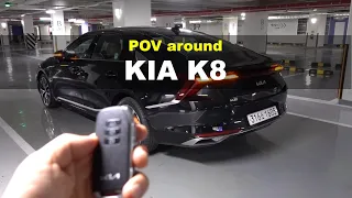 2022 KIA K8 v6 3.5 FWD POV interior and exterior