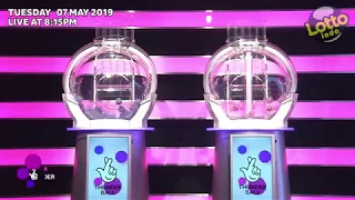 The National Lottery ‘Thunderball' draw results from Tuesday 7th May 2019