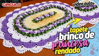 Tapete Brinco de Princesa Rendado | Carla Cristina & Crochet HD