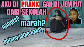 PRANK !!Nasya di PRANK Mama,Pulang Sekolah Gak di Jemput Sampai Malam Hari Tiba