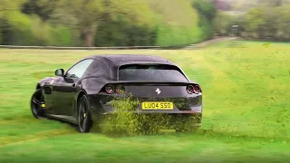 Ferrari TEARS UP the Garden at Car Meet!