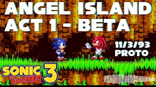 [HQ] Sonic 3 Prototype (Nov. 3, 1993) - Angel Island Act 1 Beta Theme