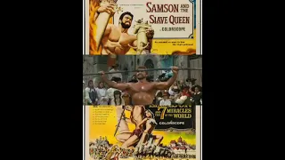 Samson And The Slave Queen (1963) Sergio Ciani Breaking Chains & Bending Iron.