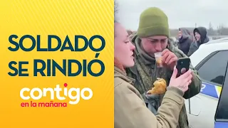 DEMOLEDOR: Soldado ruso se rindió entre lágrimas y recibió ayuda - Contigo en La Mañana