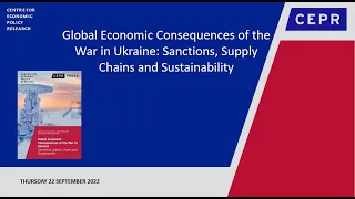 Global Economic Consequences of the War in Ukraine: Sanctions, Supply Chains and Sustainability