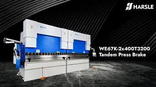 HARSLE WE67K-2x400T3200 Tandem Press Brake Machine with DA-53T