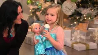 Disney's Frozen Sing With Me Elsa w/ Light-up Dress & Necklace with Stacey Stauffer