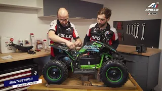 Unboxing & Instructions de montage - Pocket quad électrique 800w Viper - Apollo Motors