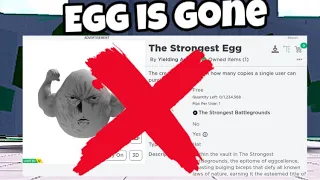 Why The Strongest EGG is OUT OF STOCK In The Strongest Battlegrounds