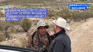 Texas sheriff rescues migrant after smugglers abandon him | NewsNation