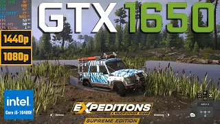 EXPEDITIONS A MudRunner Game | GTX 1650 | i5-10400F | 1440p | 1080p