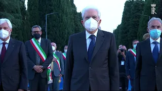 Mattarella a Bergamo: "Ricordare significa riflettere sugli errori e su cosa non ha funzionato"