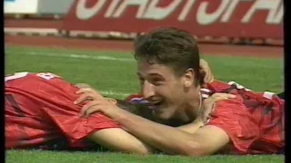 FC Nürnberg - FC Saarbrücken 4-1 mit Tor von HINTERMAIER (Juni 1993)