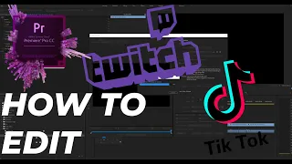 How to *Edit* Gaming Clips for Tiktok  (Adobe Premiere Pro)