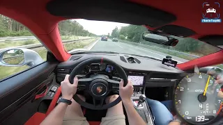 PORSCHE 911 GT2 RS   342km  POV TOP SPEED by AutoTopNL SPEED CRAZY