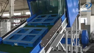 Recycling of plastic pallets in ZERMA GSH granulator