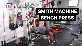 HOW TO DO SMITH MACHINE BENCH PRESS