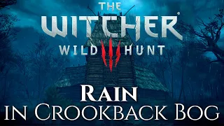 The Witcher 3 - Rain Ambience in Crookback Bog (ASMR, Wind, Sounds of nature, Music)