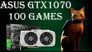 Asus GTX 1070 Dual! Мощная старушка из 2016 года! 100+ игр в 2022 году!