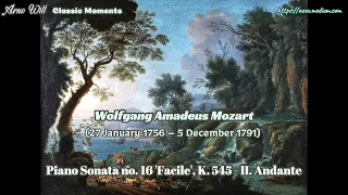 IAV[029]Piano Sonata no  16 'Facile', K - 545- II  Andante(Mozart)